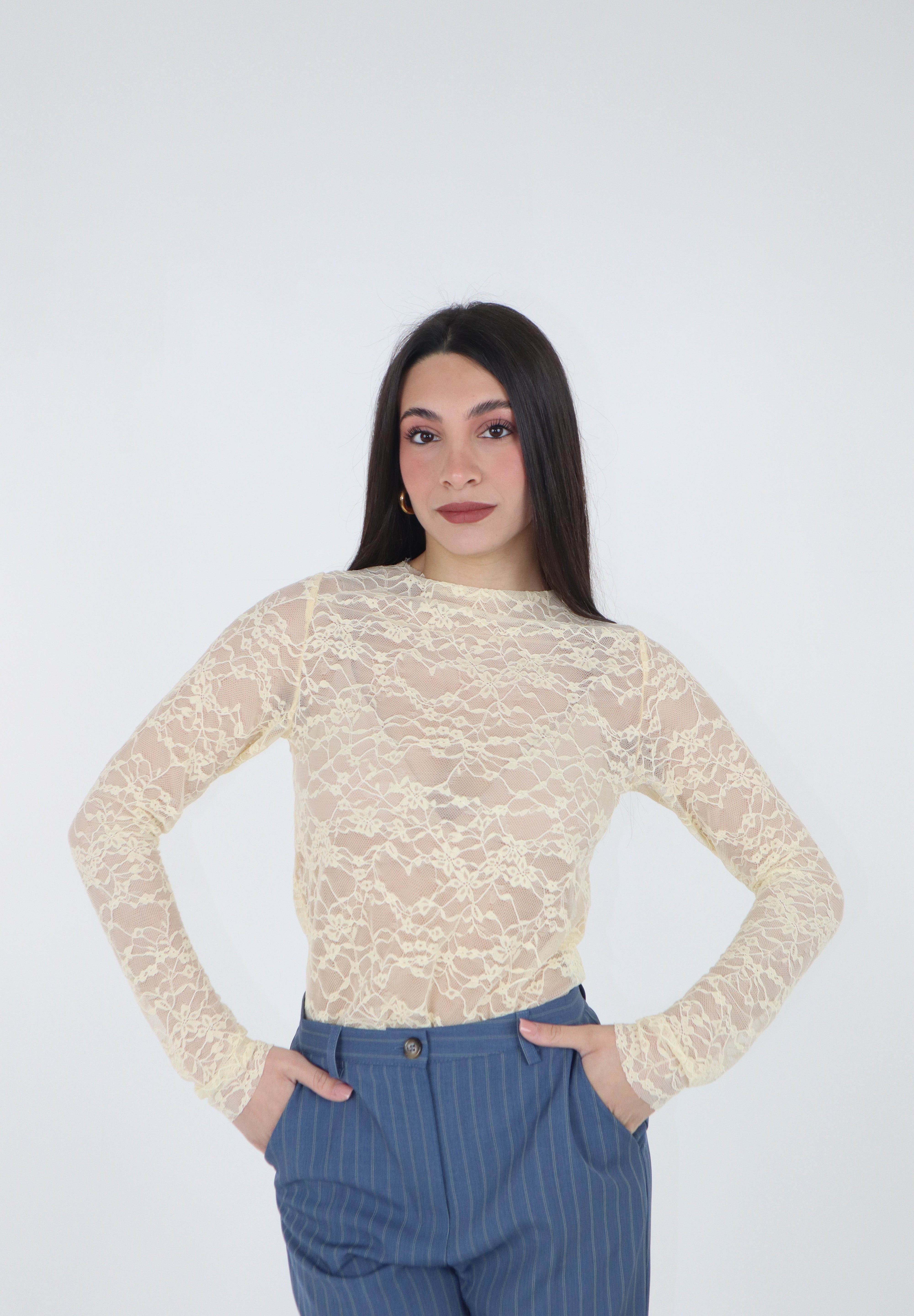TOP PIZZO CAROL GIALLO