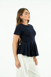 T-SHIRT SELENE BLU