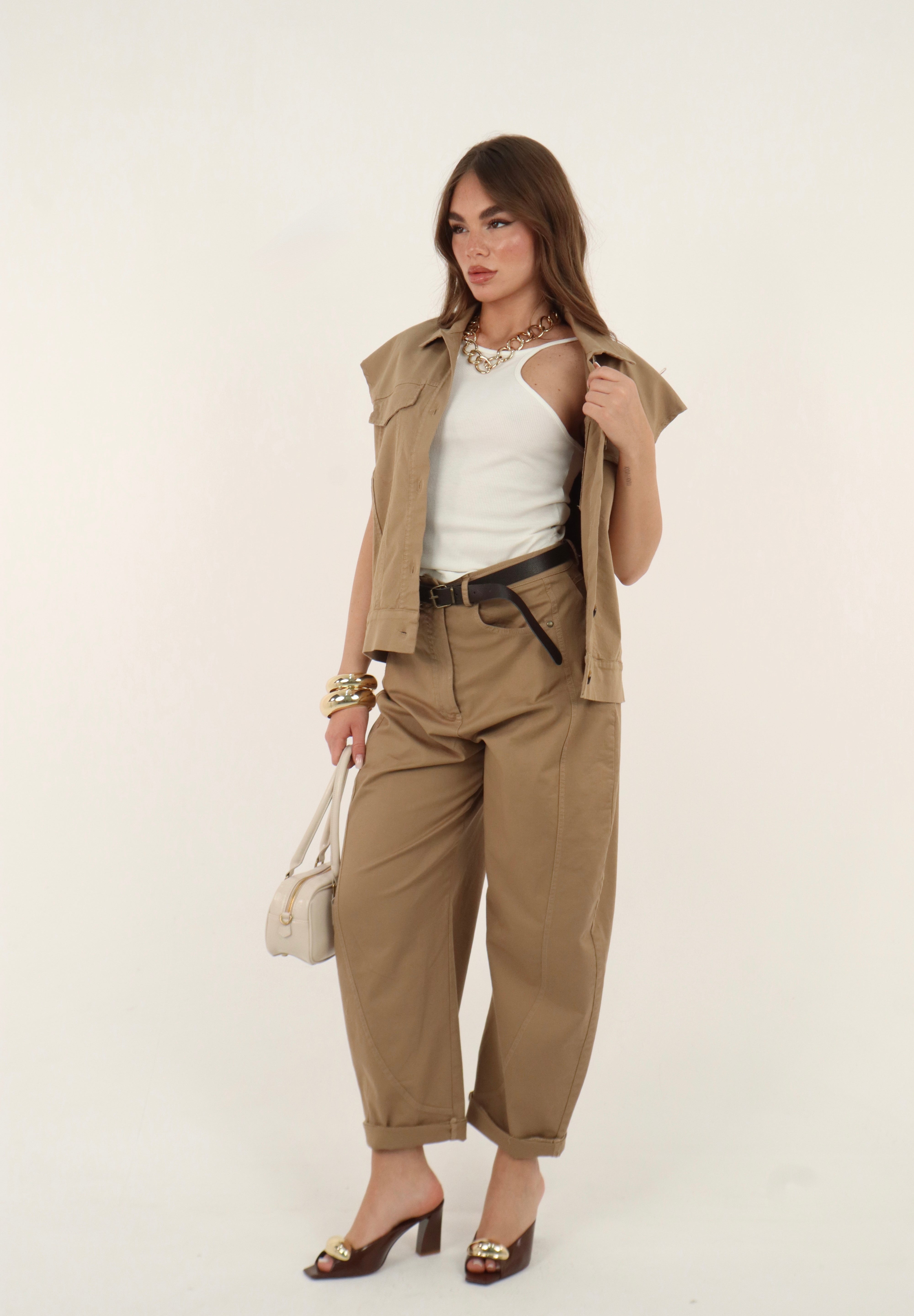DENIM SAFARI TABACCO