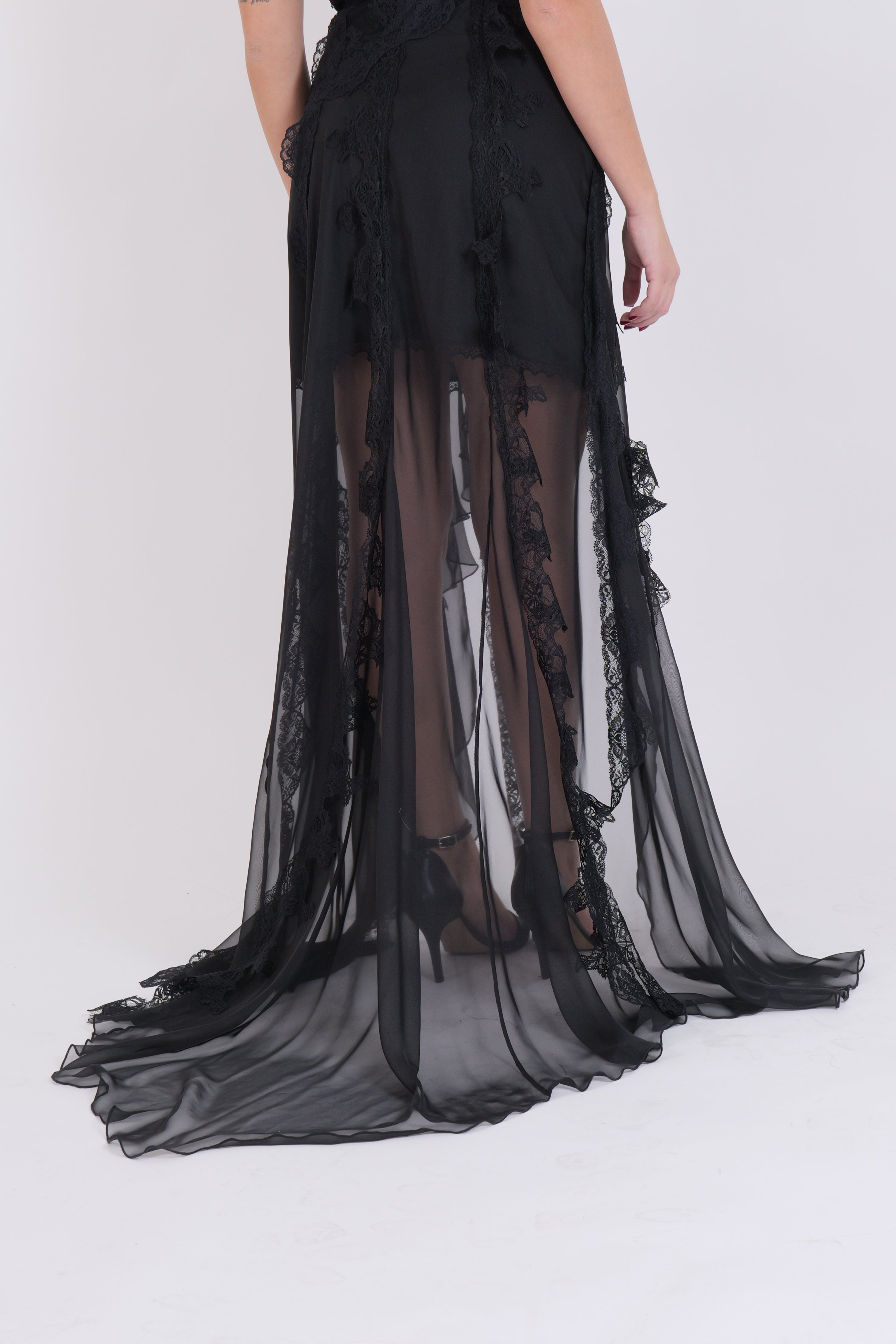 SLIP DRESS IRIS BLACK