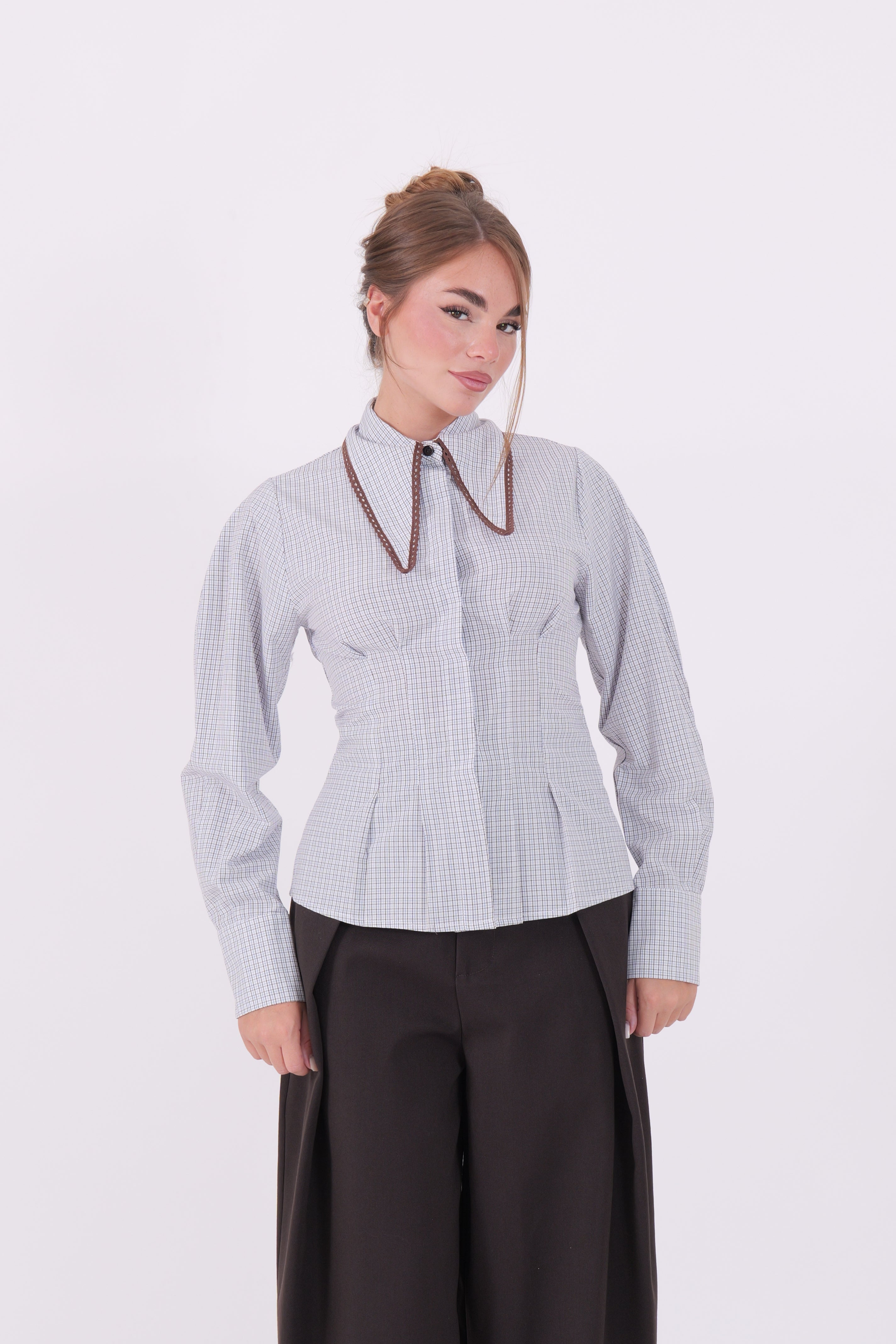 CAMICIA BROWN CHECK