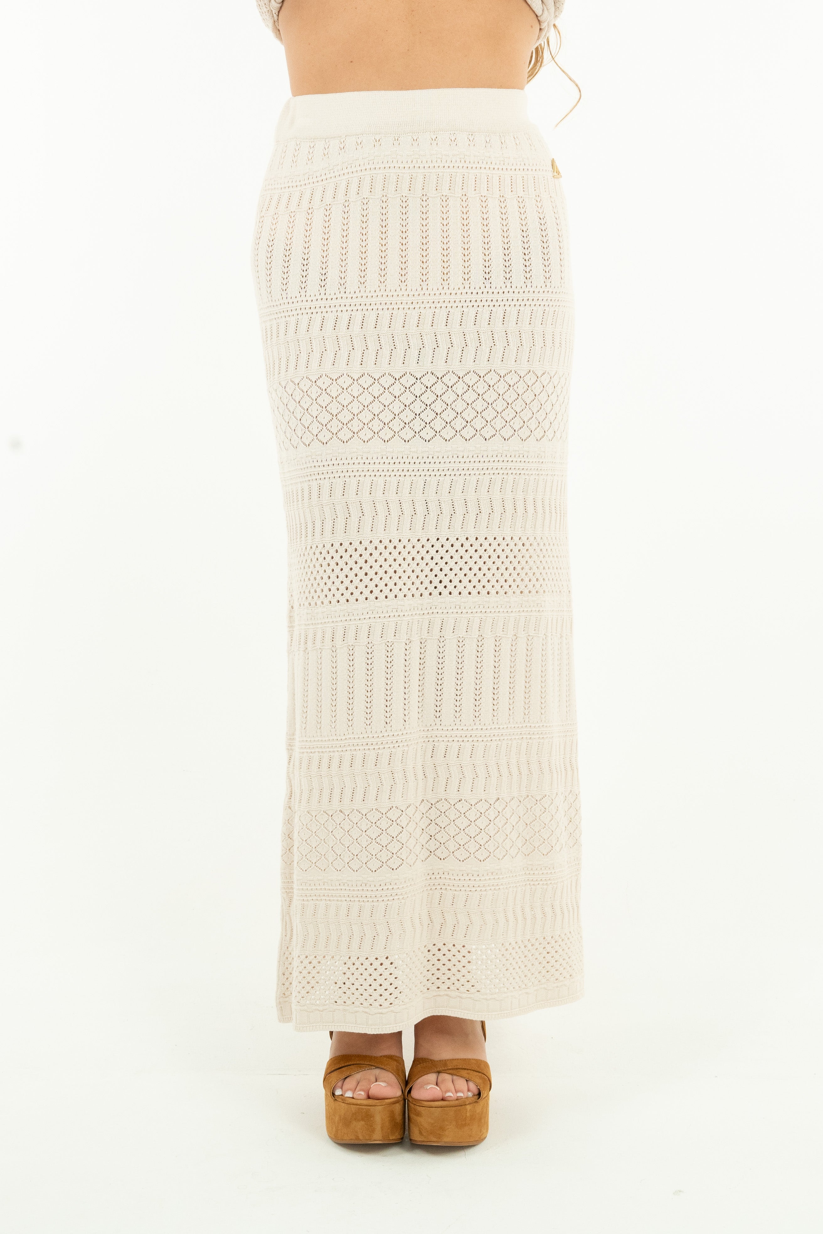 GONNA MAXI LACE PANNA