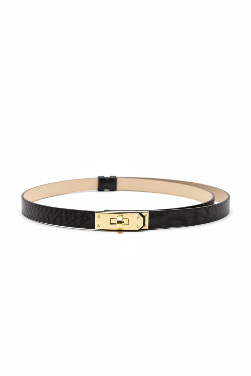 CINTURA SAFFIANO MORO LOU