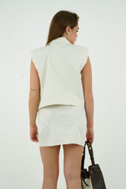 GILET LACE NATURAL