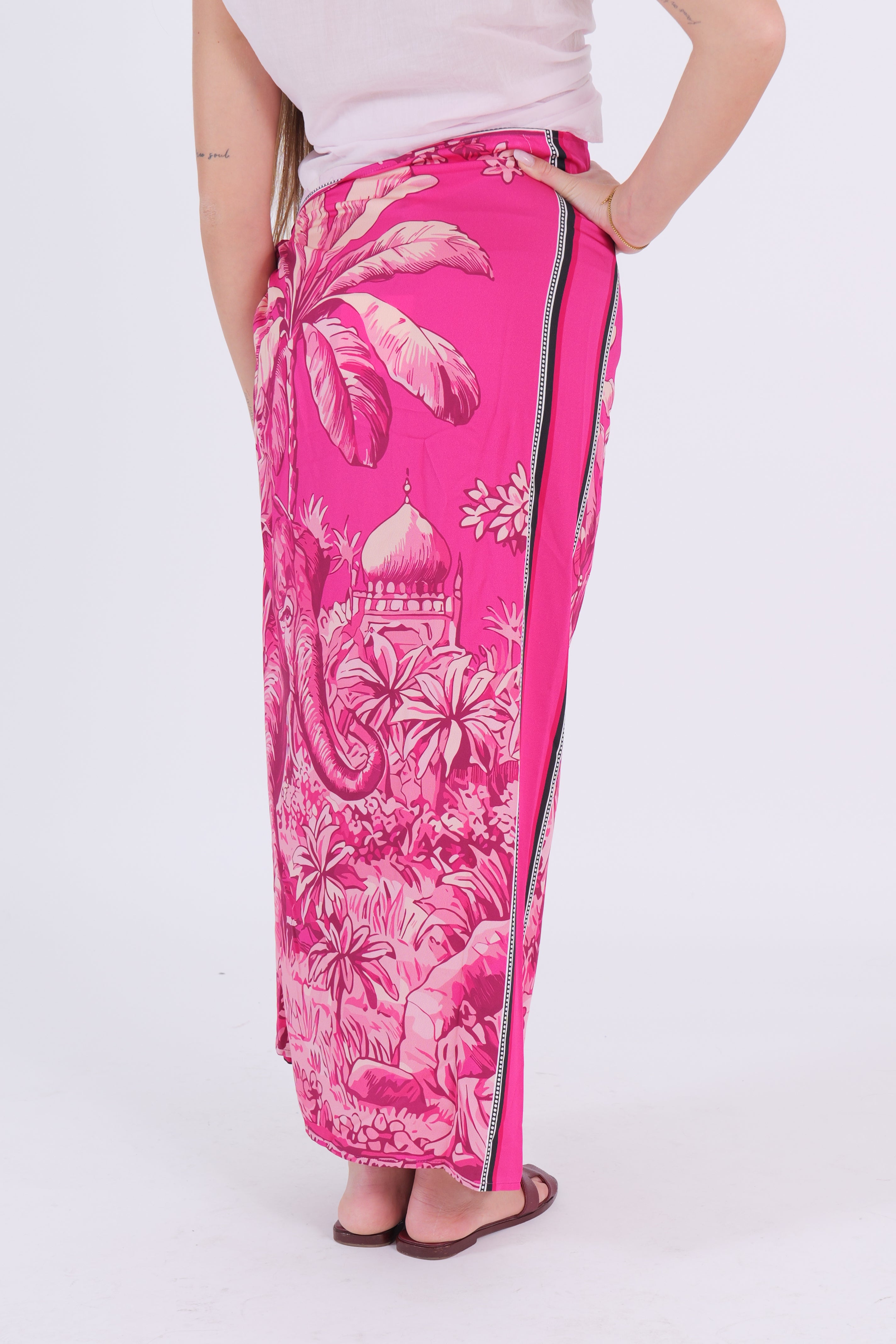 GONNA LUNGA ELEFANT ROSA