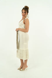 MINI DRESS FRANGE PANNA