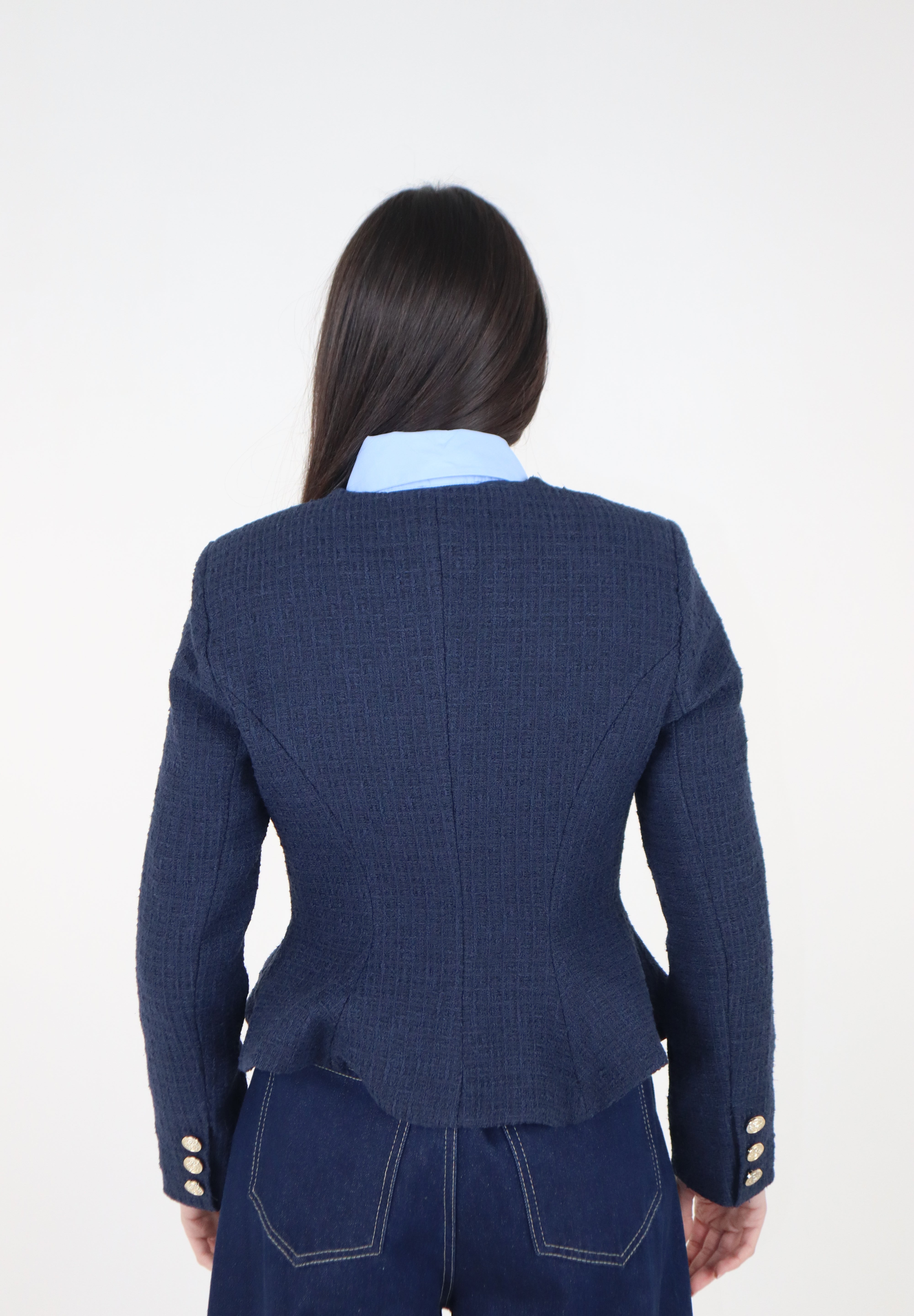 GIACCA BOUCLÈ BLU