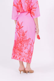 GONNA PAREO LEOPARD ROSA