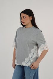 T-SHIRT ELISA GRIGIO