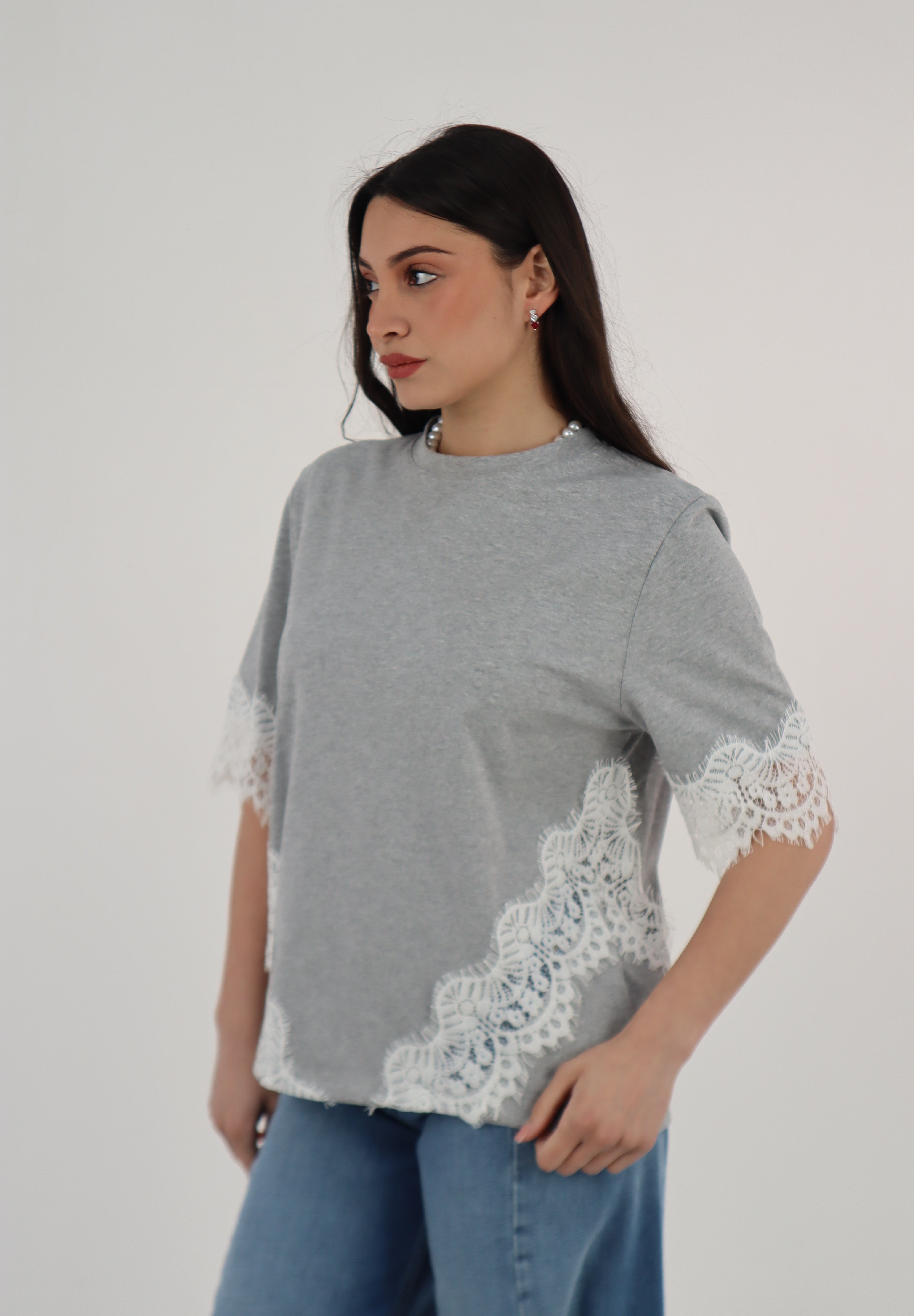 T-SHIRT ELISA GRIGIO