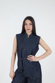 GILET DENIM NAPOLEONE