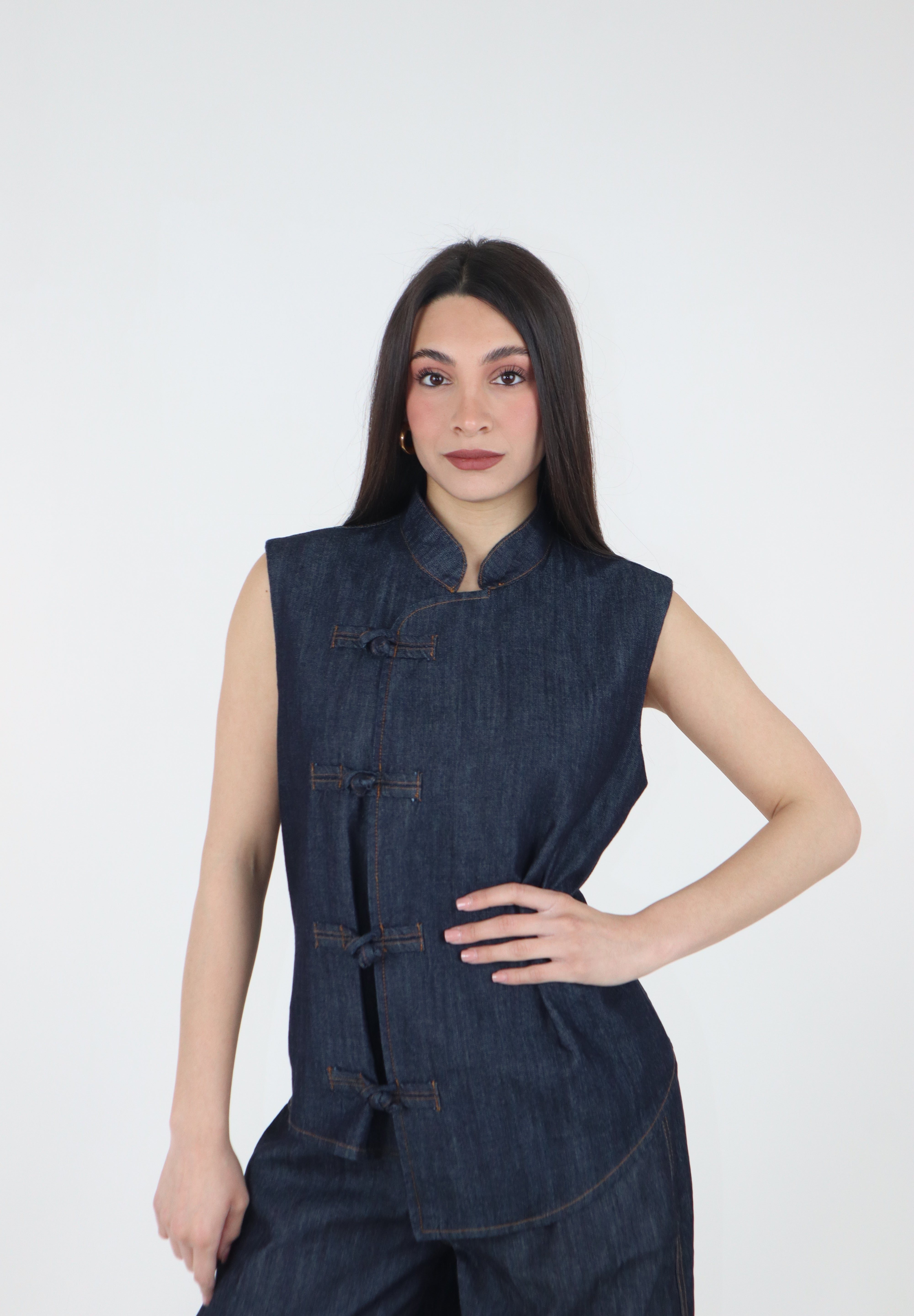 GILET DENIM NAPOLEONE