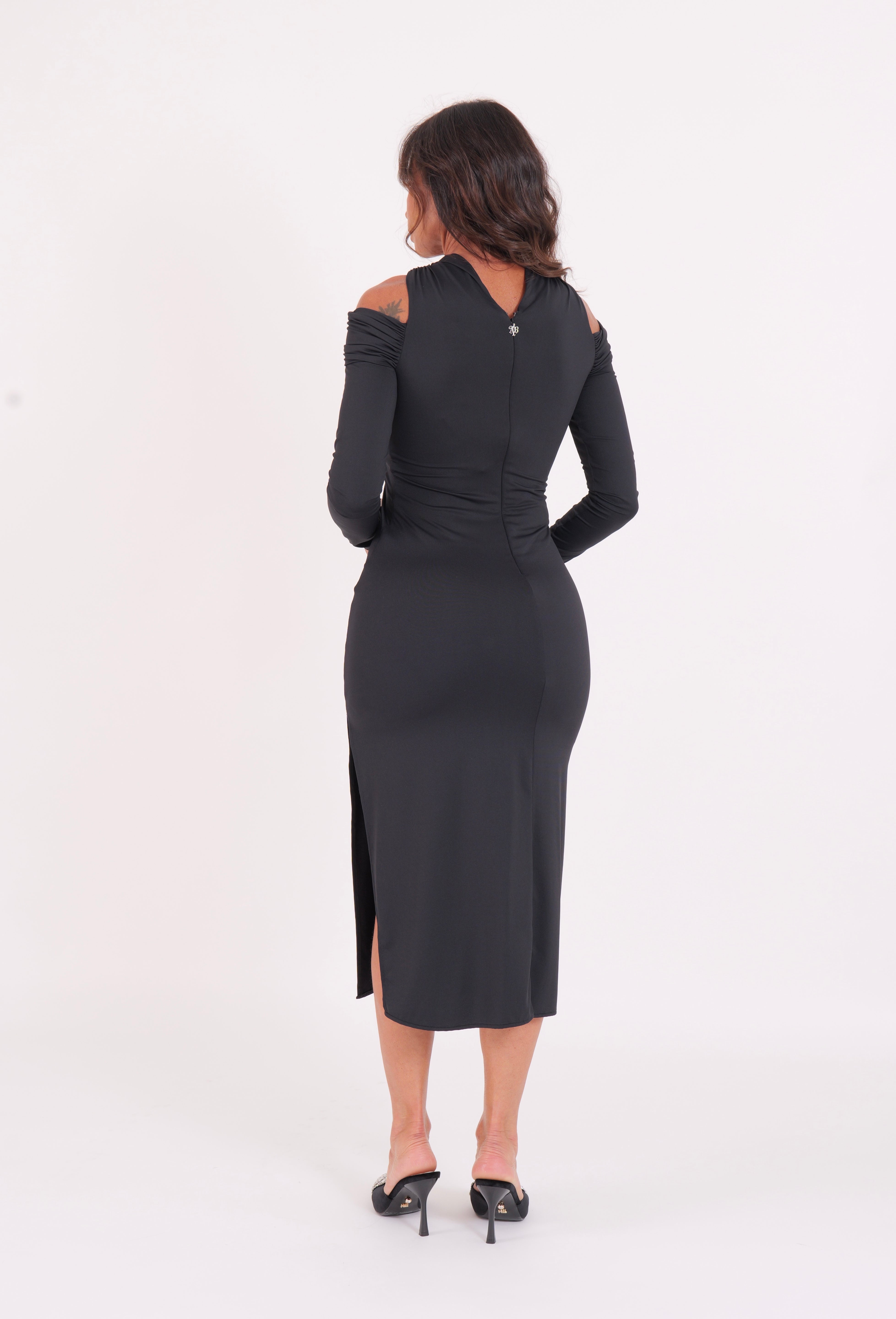 MIDI DRESS DAFFY BLACK