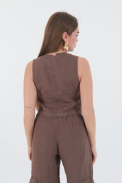 GILET LINO CHOCOLATE