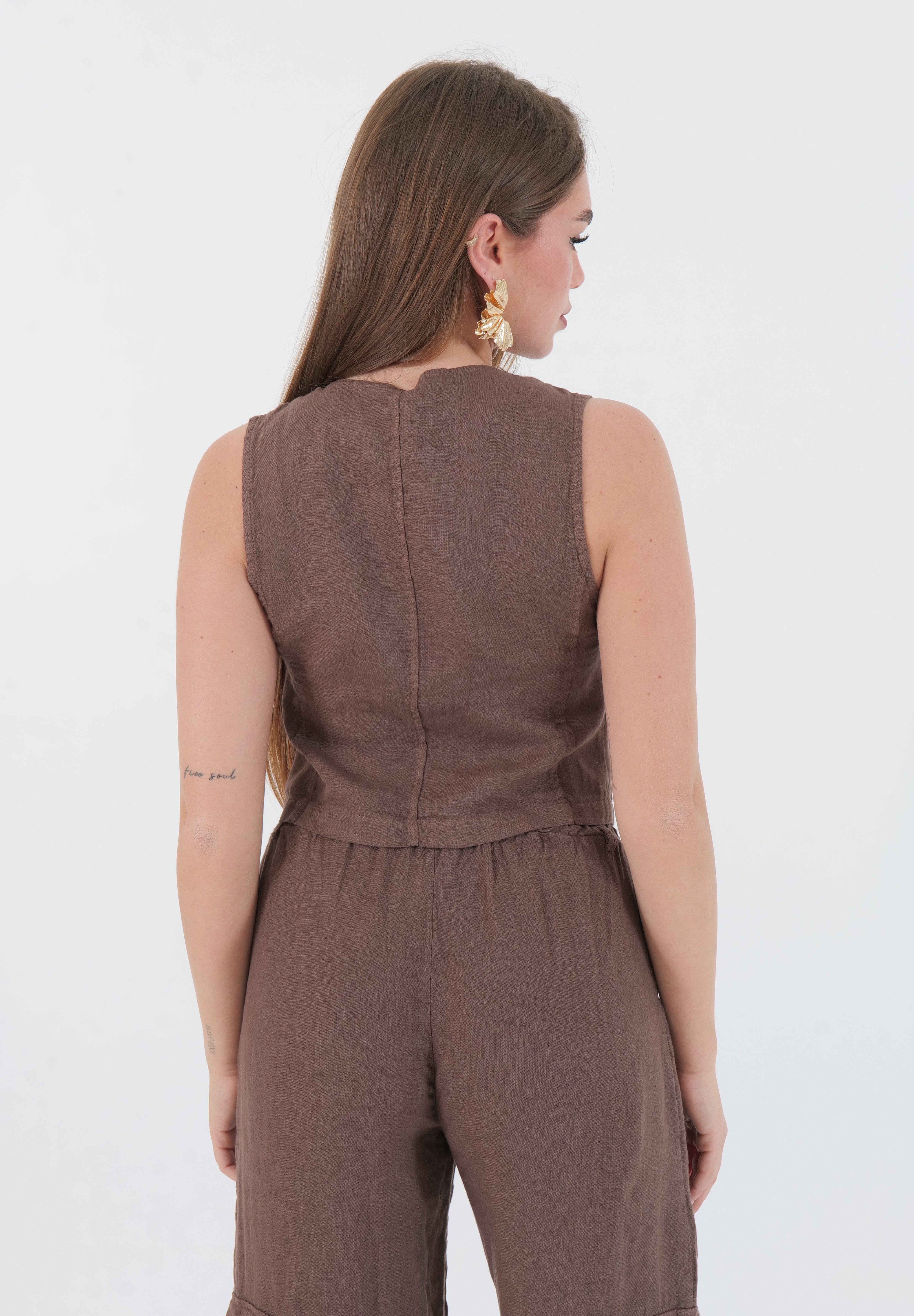 GILET LINO CHOCOLATE