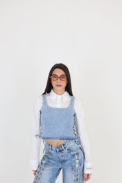 TOP DENIM CLELIA