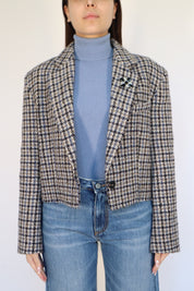 BLAZER CROP TWEEDY