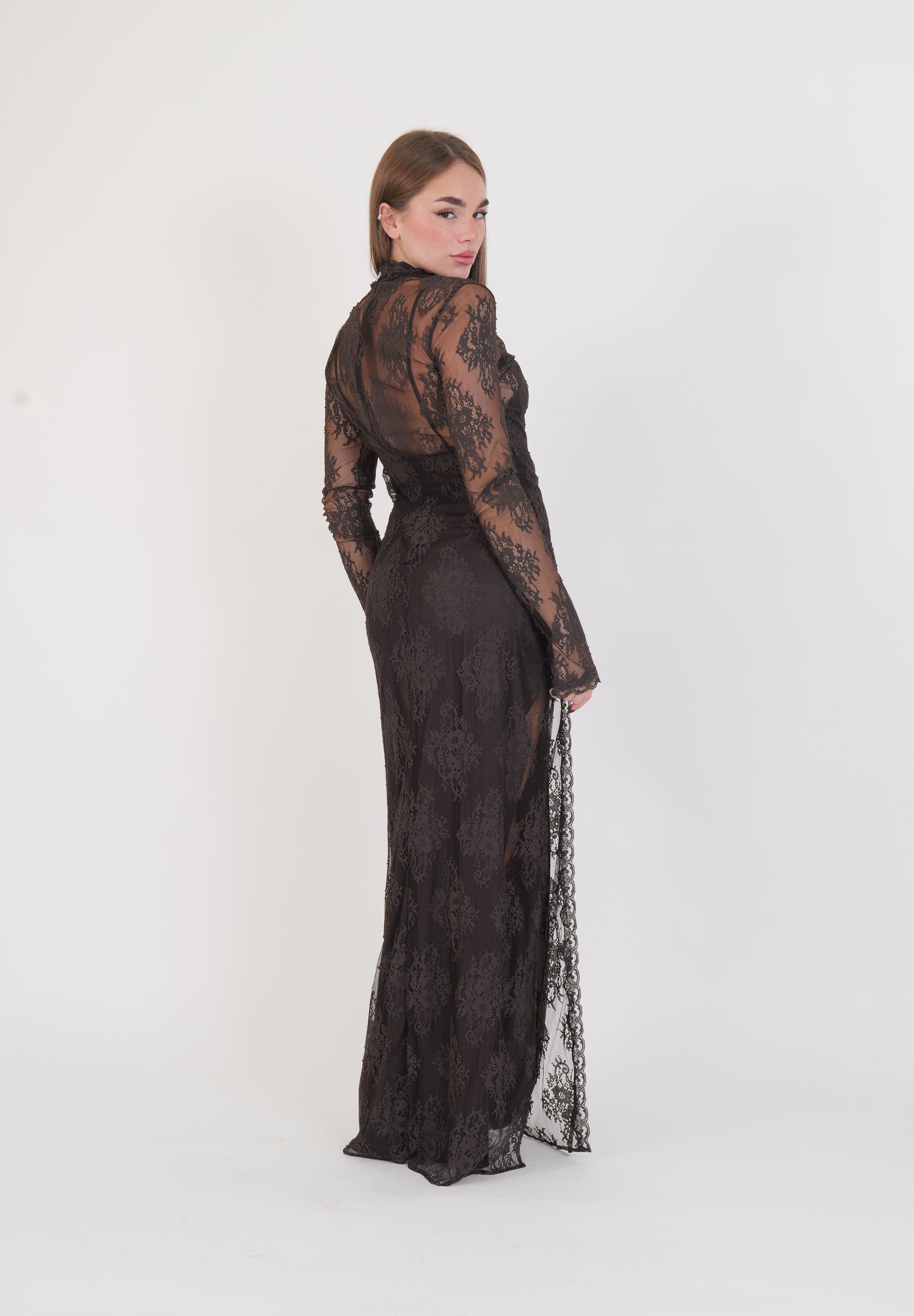 LONG DRESS VIVI CHOCO