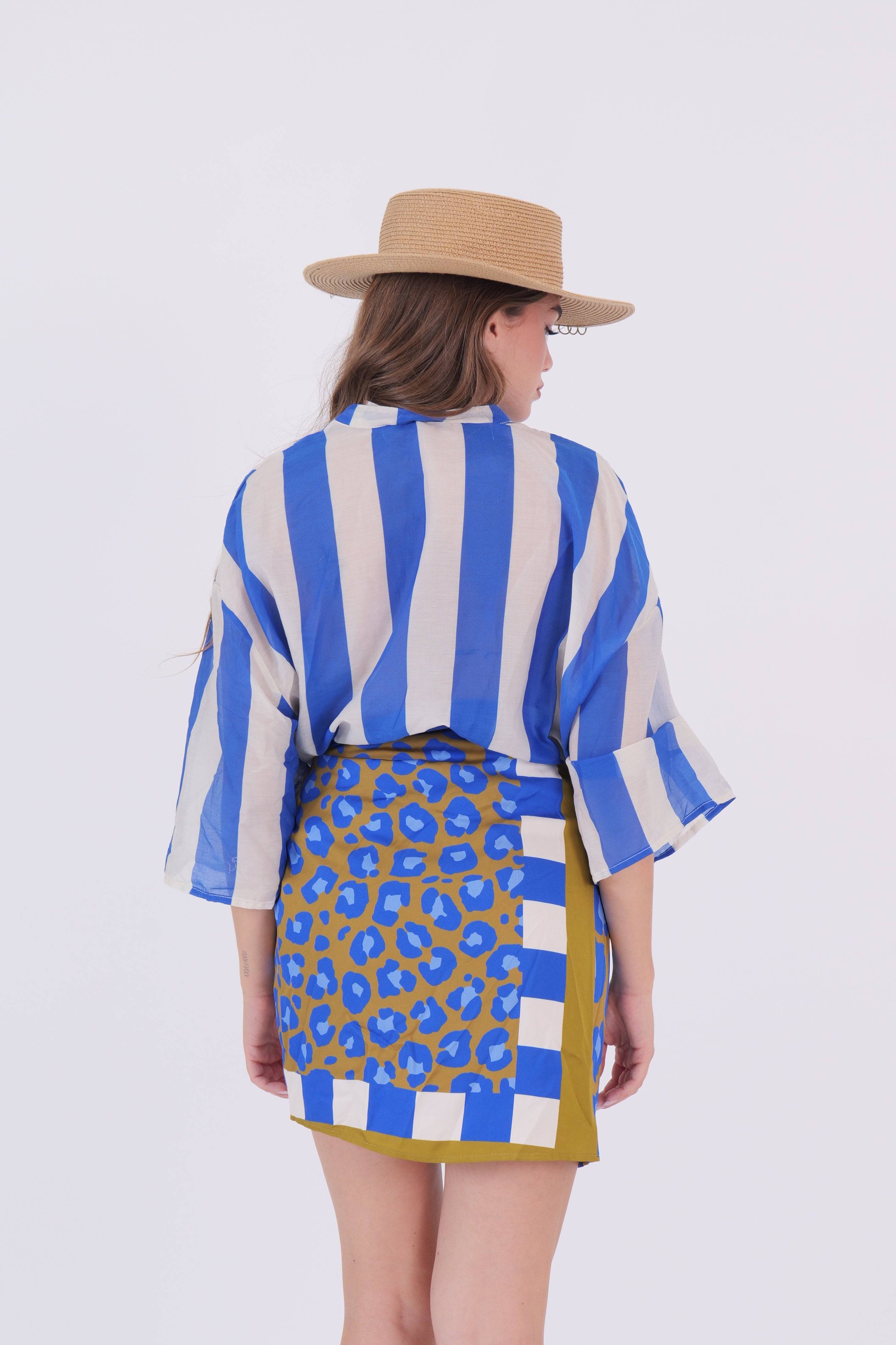 CAMICIA RIGHE BLU E BIANCA