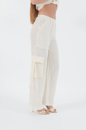 PANTALONE LINO BUTTER