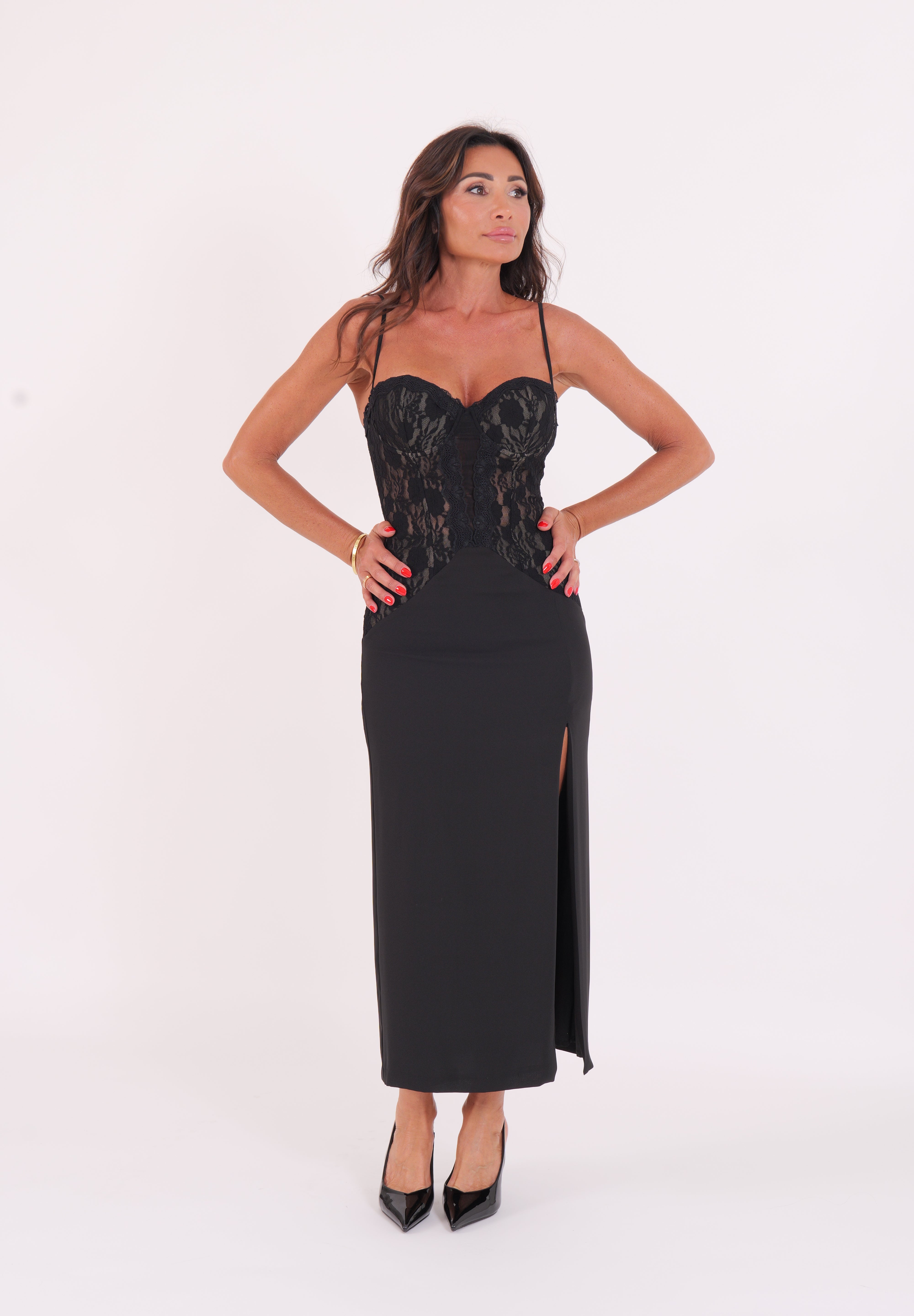 BUSTIER DRESS TAHLIA BLACK