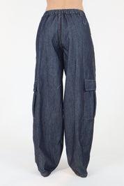 PANTALONE DENIM CARGO
