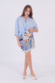 CAMICIA MUSSOLA CIELO
