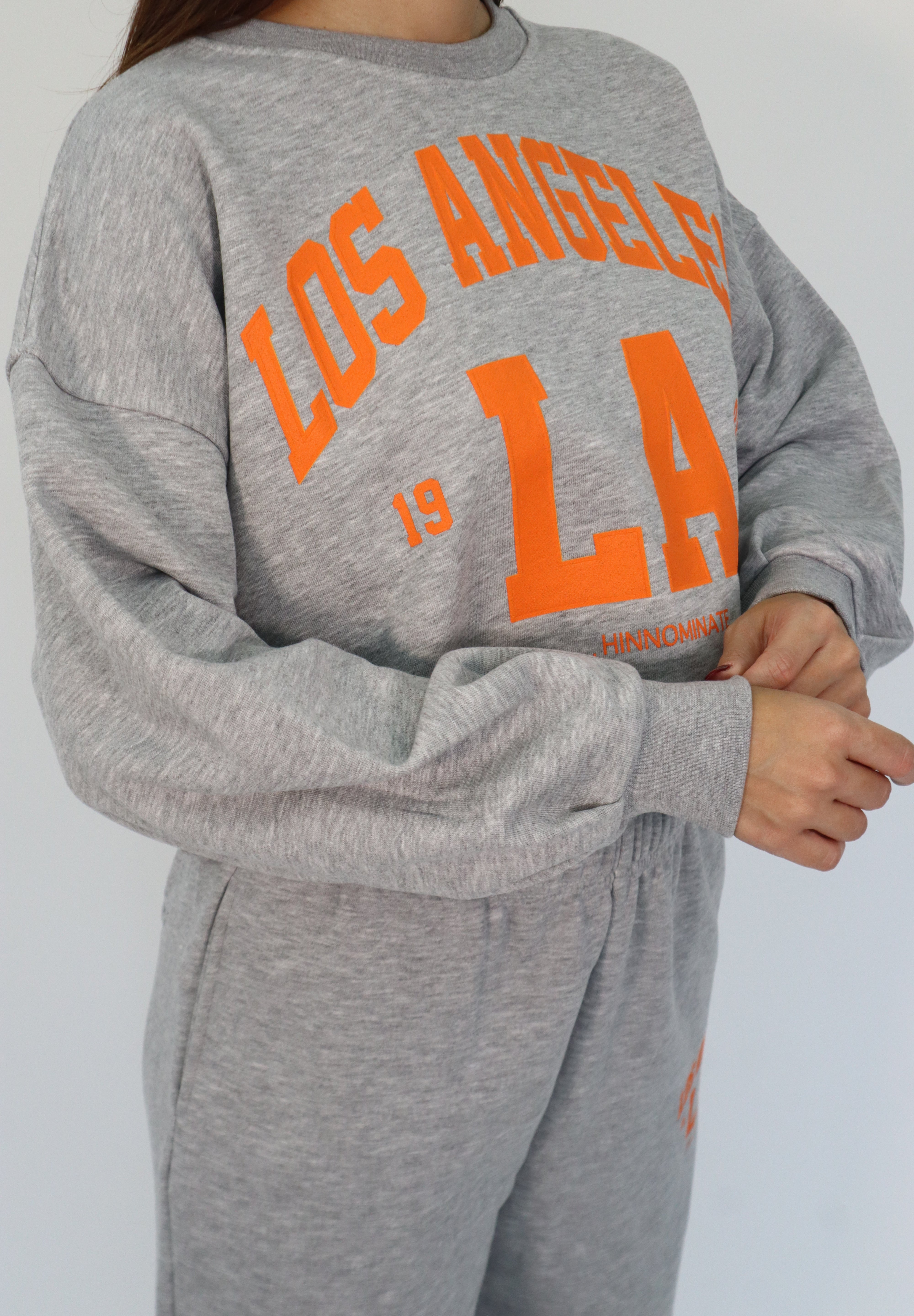 LOS ANGELES CROP CREW SWEATSHIRT