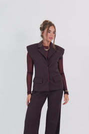 TECLA JACKET RUBY NOIR