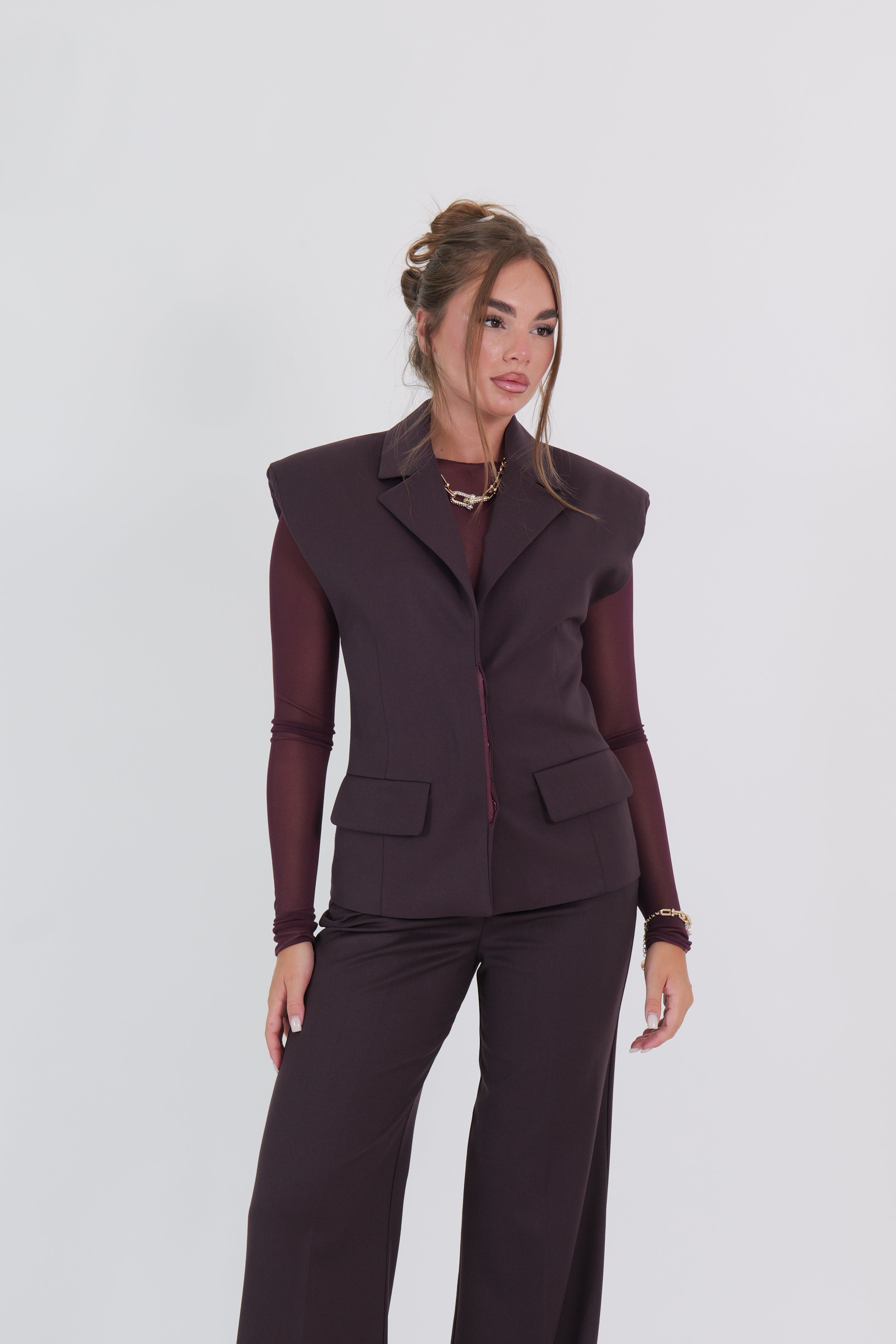TECLA JACKET RUBY NOIR
