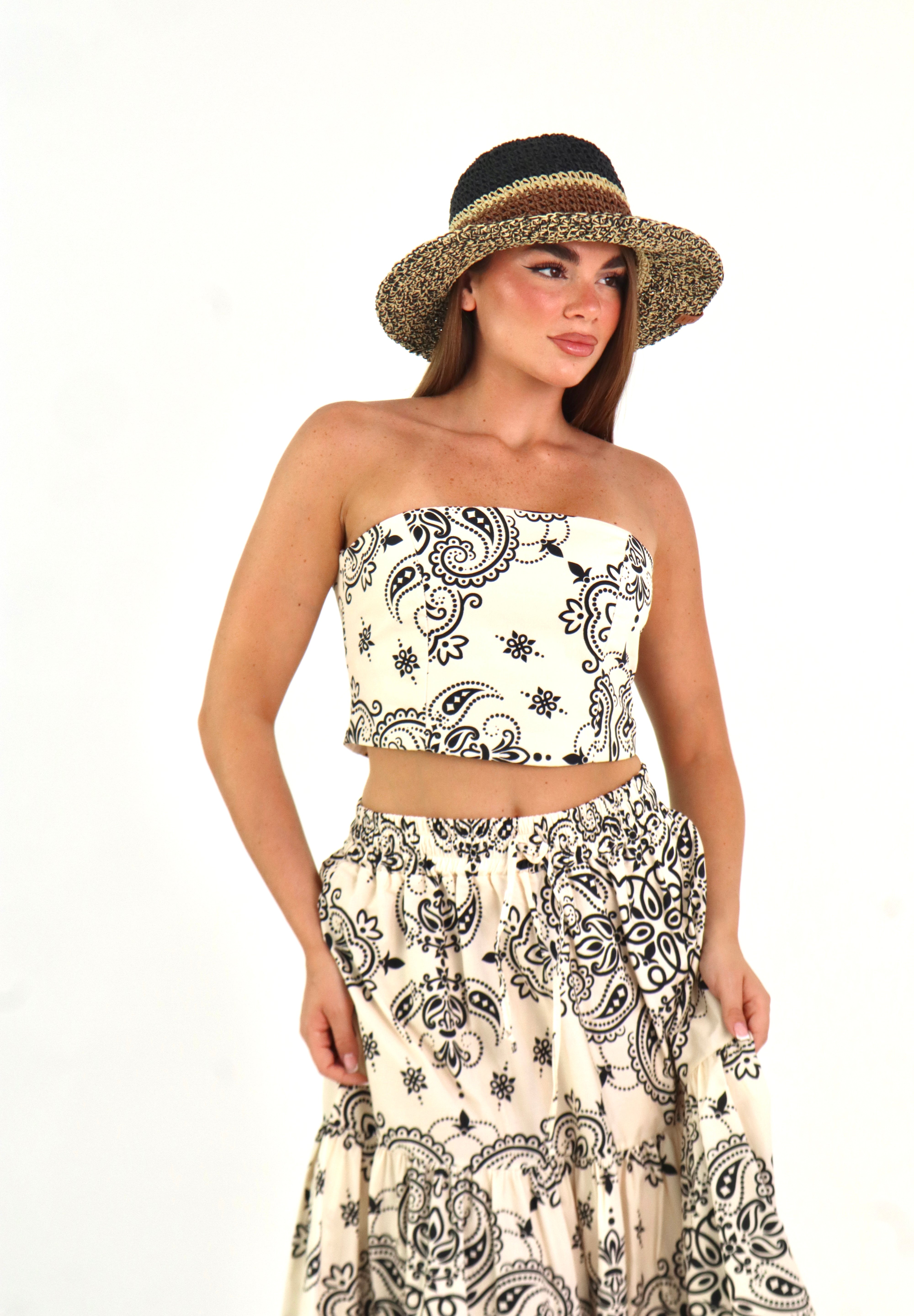 TOP FASCIA JACQUARD