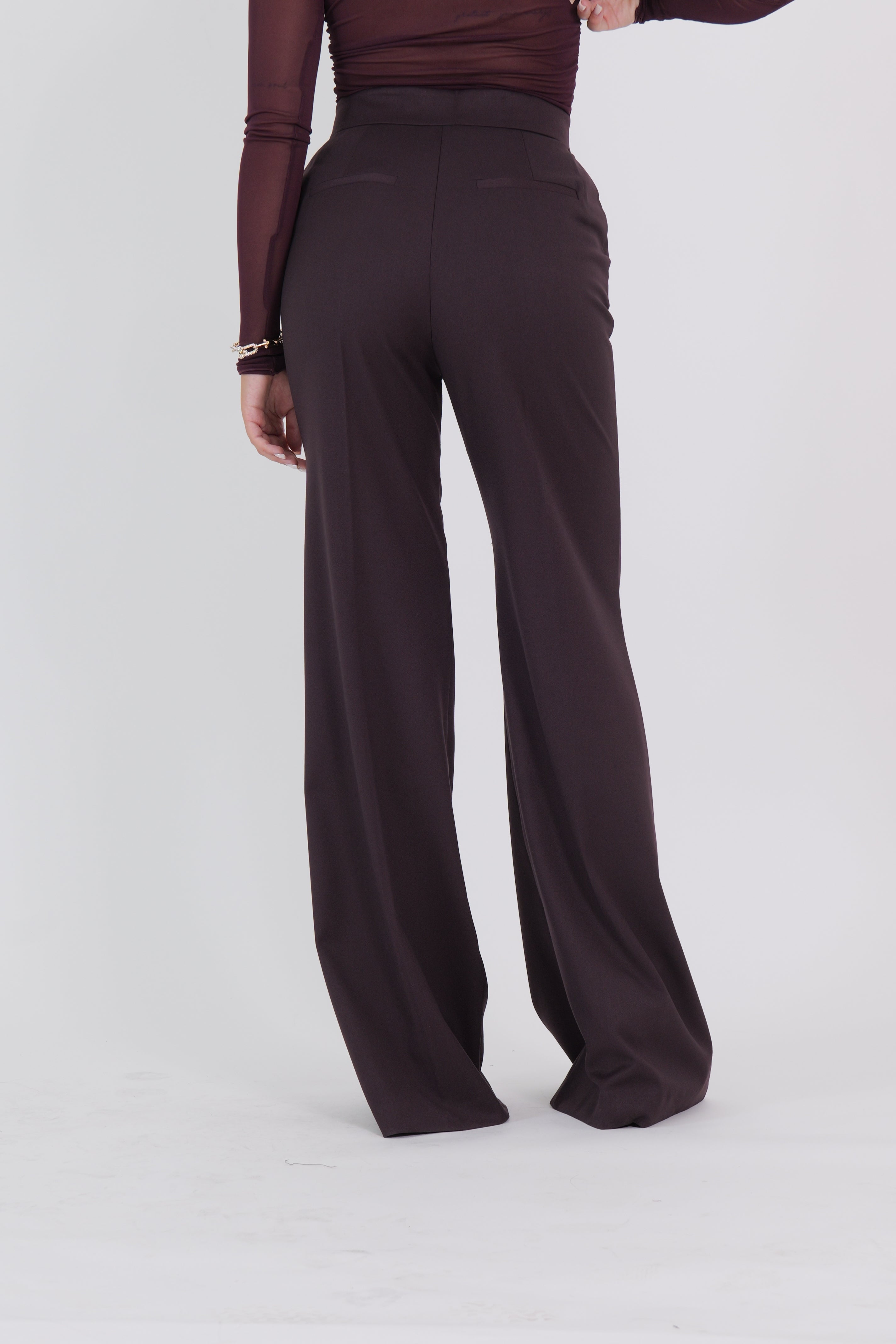 STRAIGHT RIO PANTS RUBY NOIR