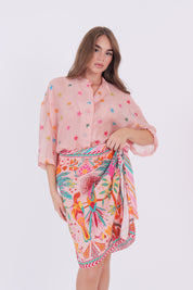 CAMICIA STELLINE ROSA