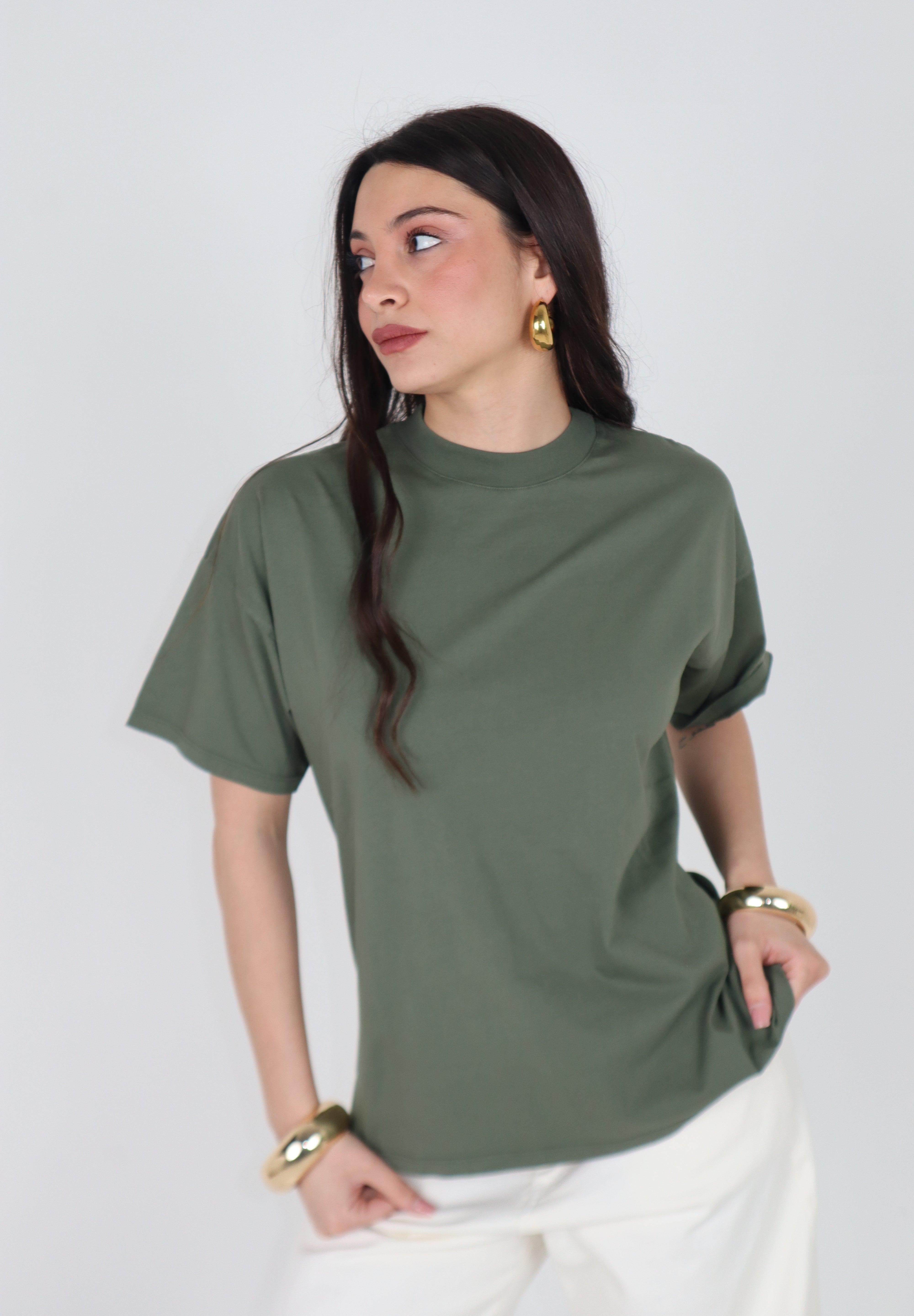 T-SHIRT BASIC VERDE