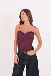 BUSTIER VIVI RUBY NOIR