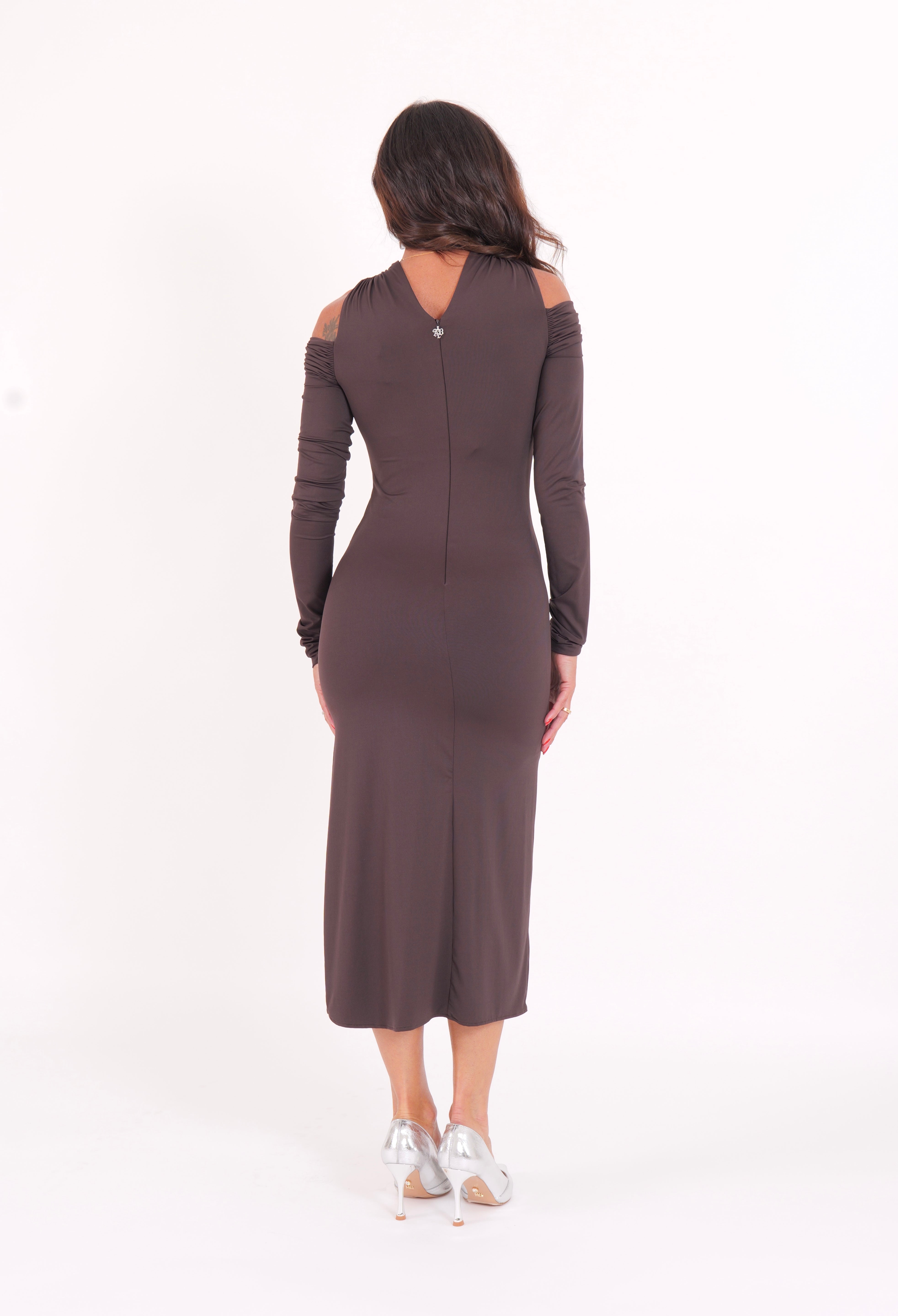 MIDI DRESS DAFFY CHOCO