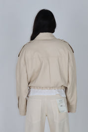 JACKET AVIATORE MILK