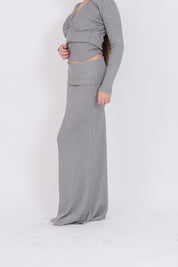 SISSI LONG SKIRT AKEP ARGENTO
