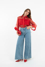 CAMICIA YASMINE ROSSA