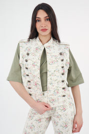 GILET MARGOT FLOREAL