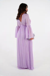 DRESS SETA LILLA