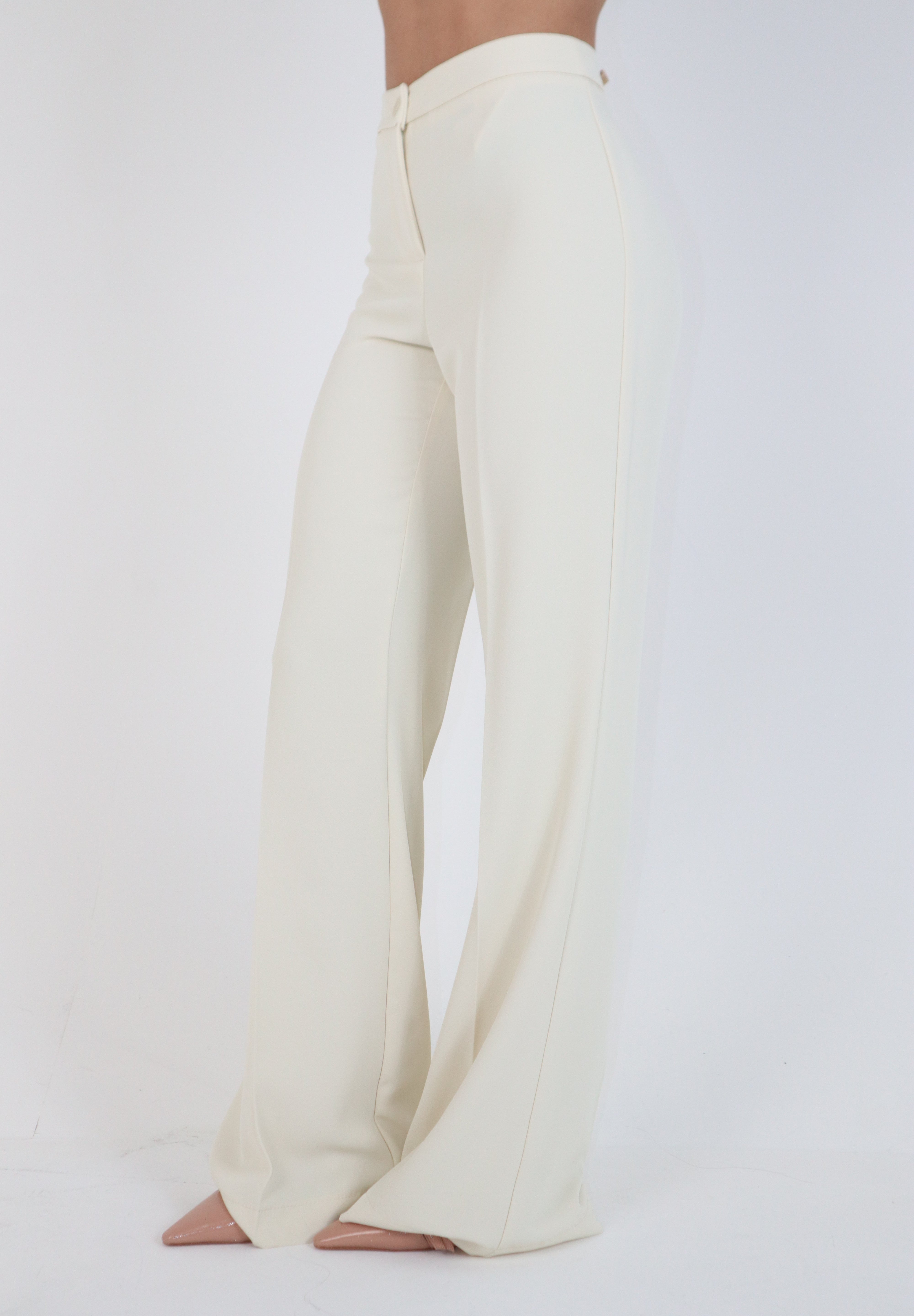 PANTALONE FLAKE BIANCO