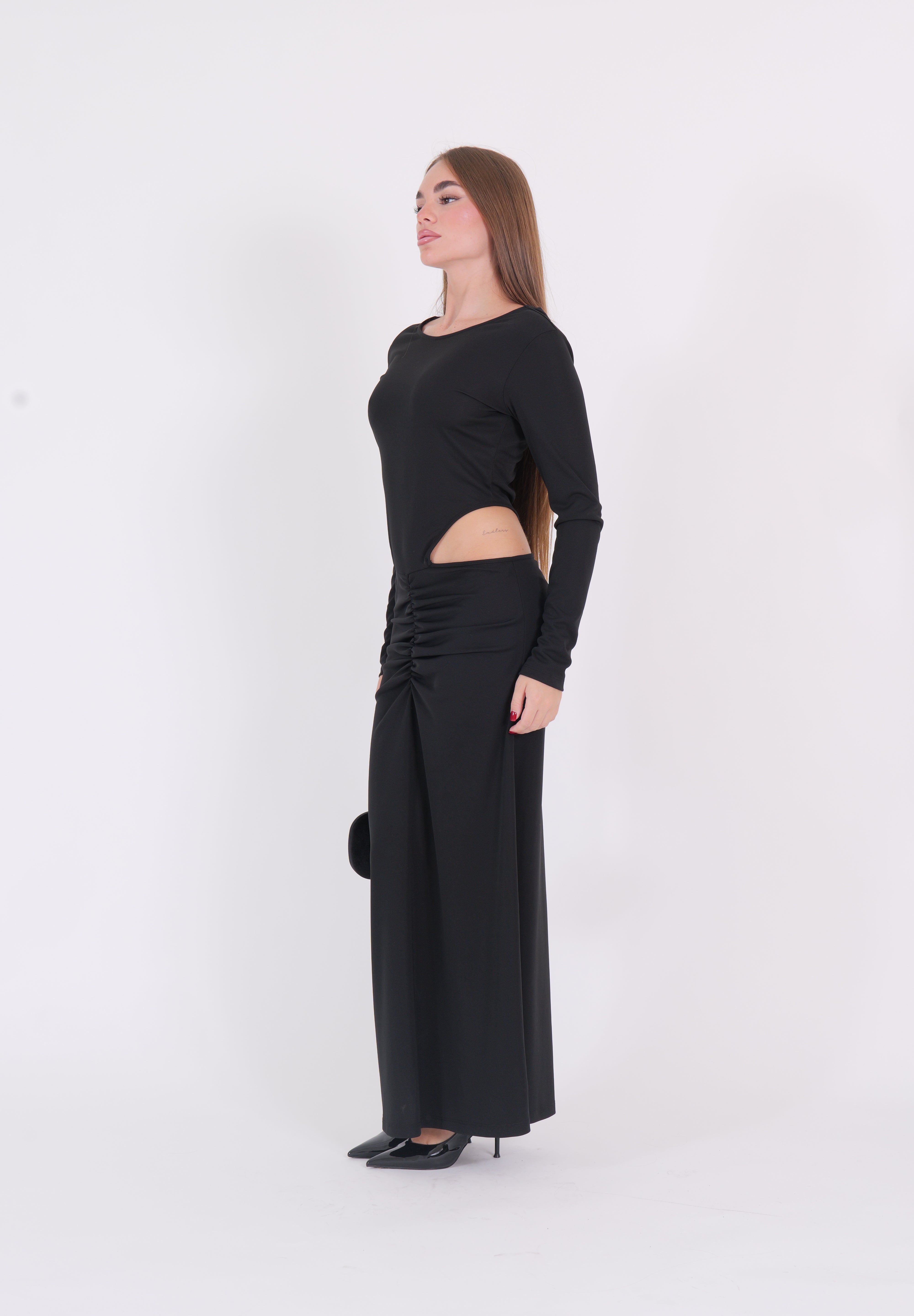 ABITO CUT OUT NERO