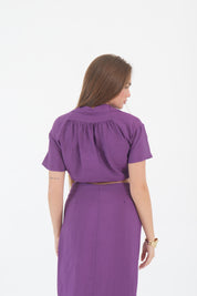 CAMICIA RIO VIOLA