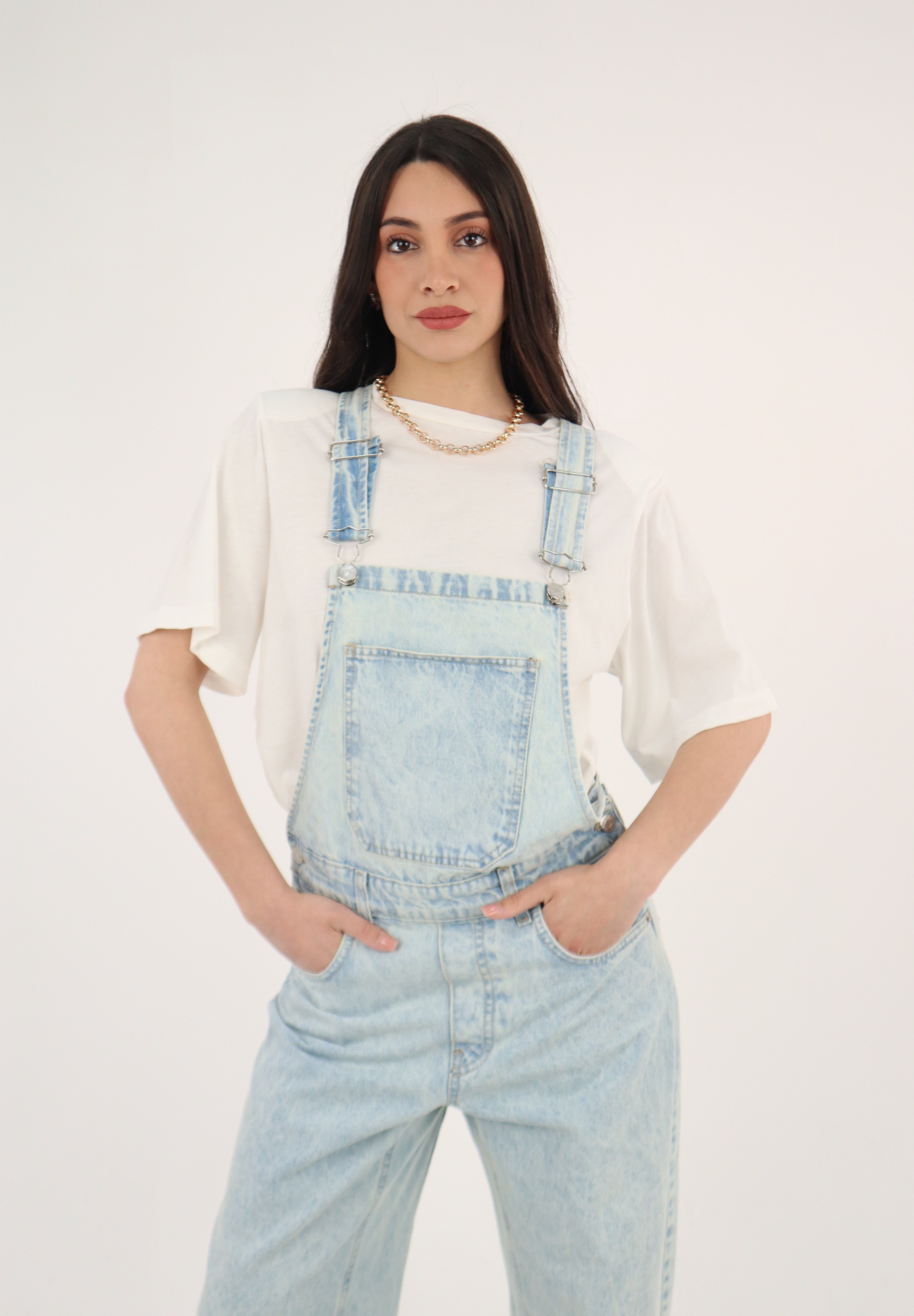 SALOPETTE LIGHT DENIM