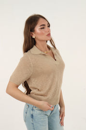 POLO RAINBOW SABBIA