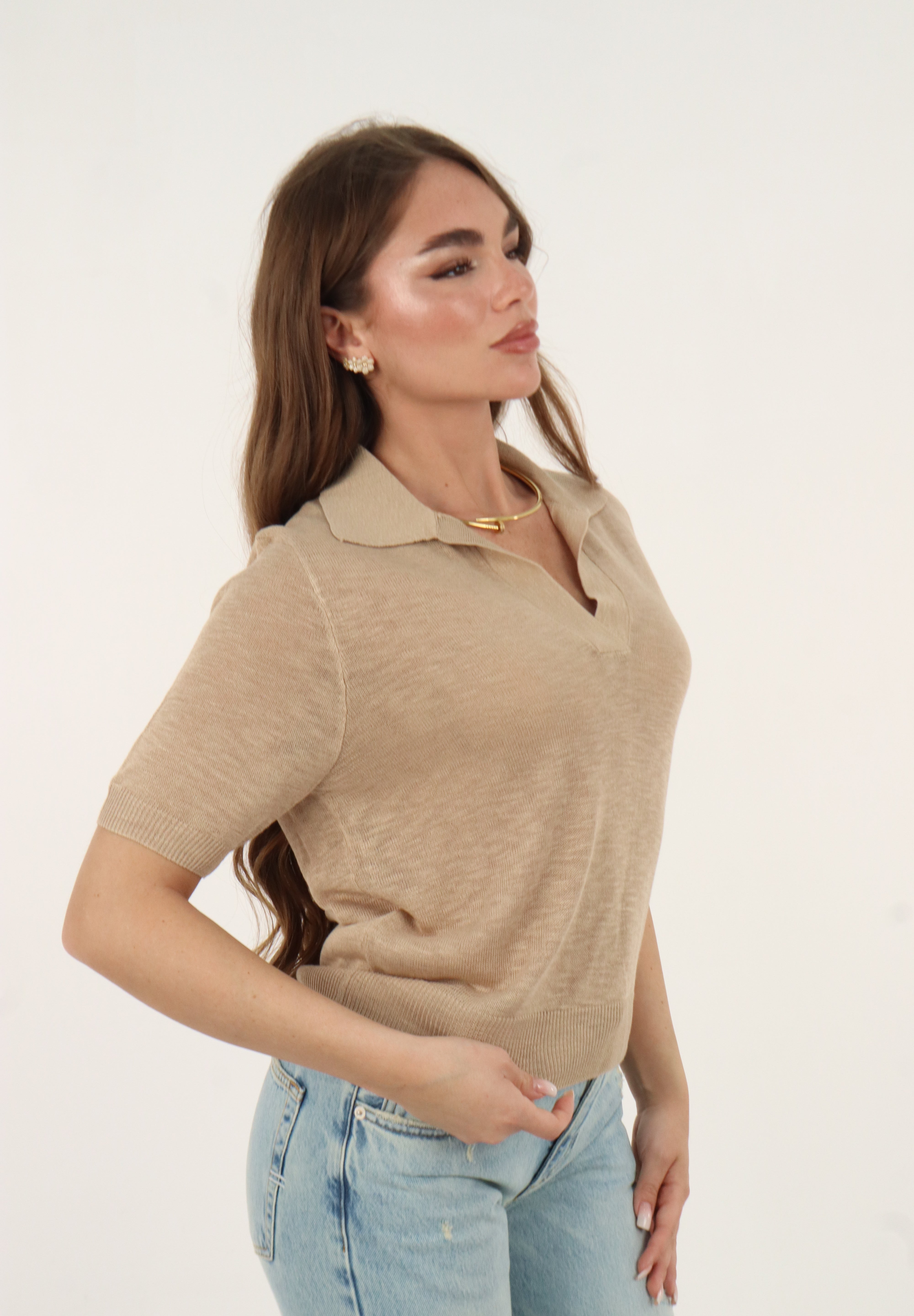 POLO RAINBOW SABBIA