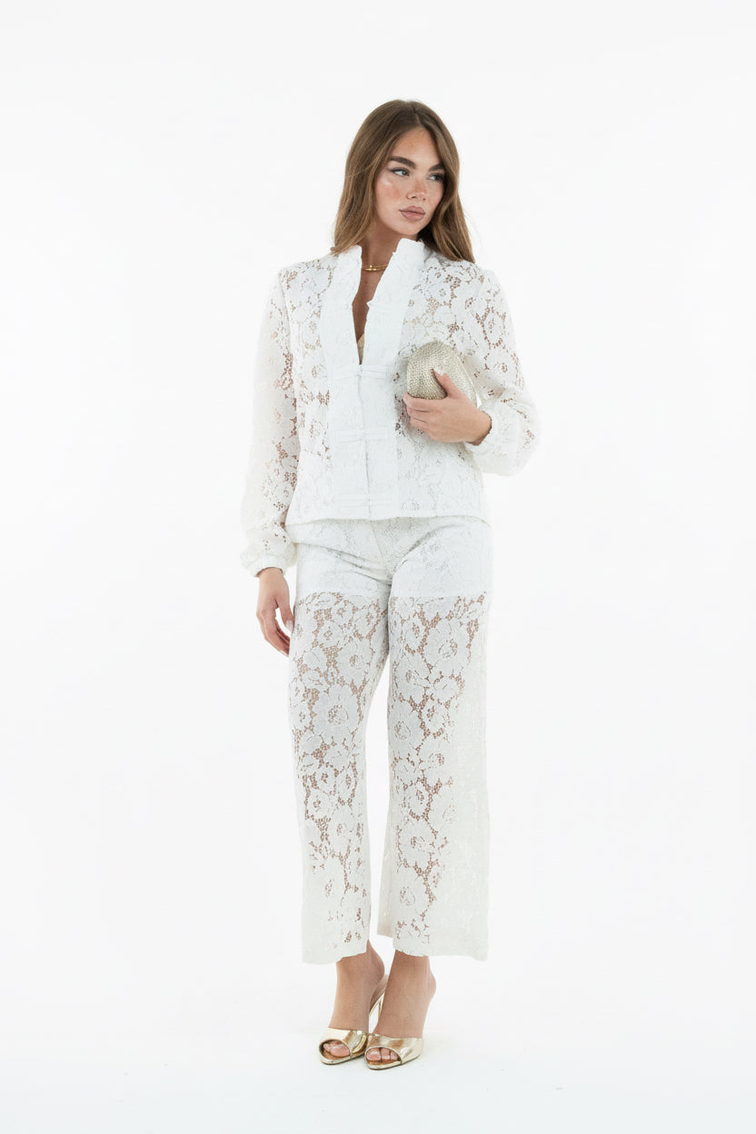 PANTALONE BUNNY BIANCO