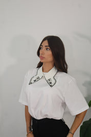 JEWEL NECK T-SHIRT