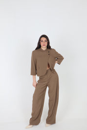 PANTALONE VIOLET MOKA